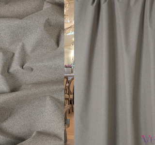 Портьера лен блэкаут 100% Ланни 3м