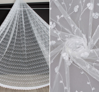 Сетка вышивка 8005