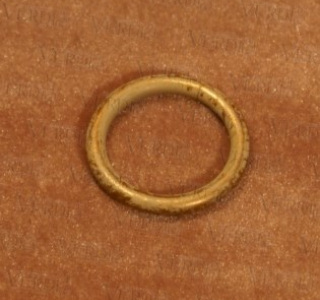 Кольцо D-16 мм белое золото