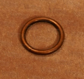 Кольцо D-16 мм медь