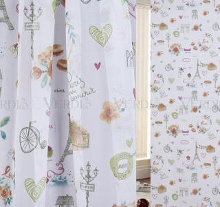 Вуаль печать Романтичный Париж