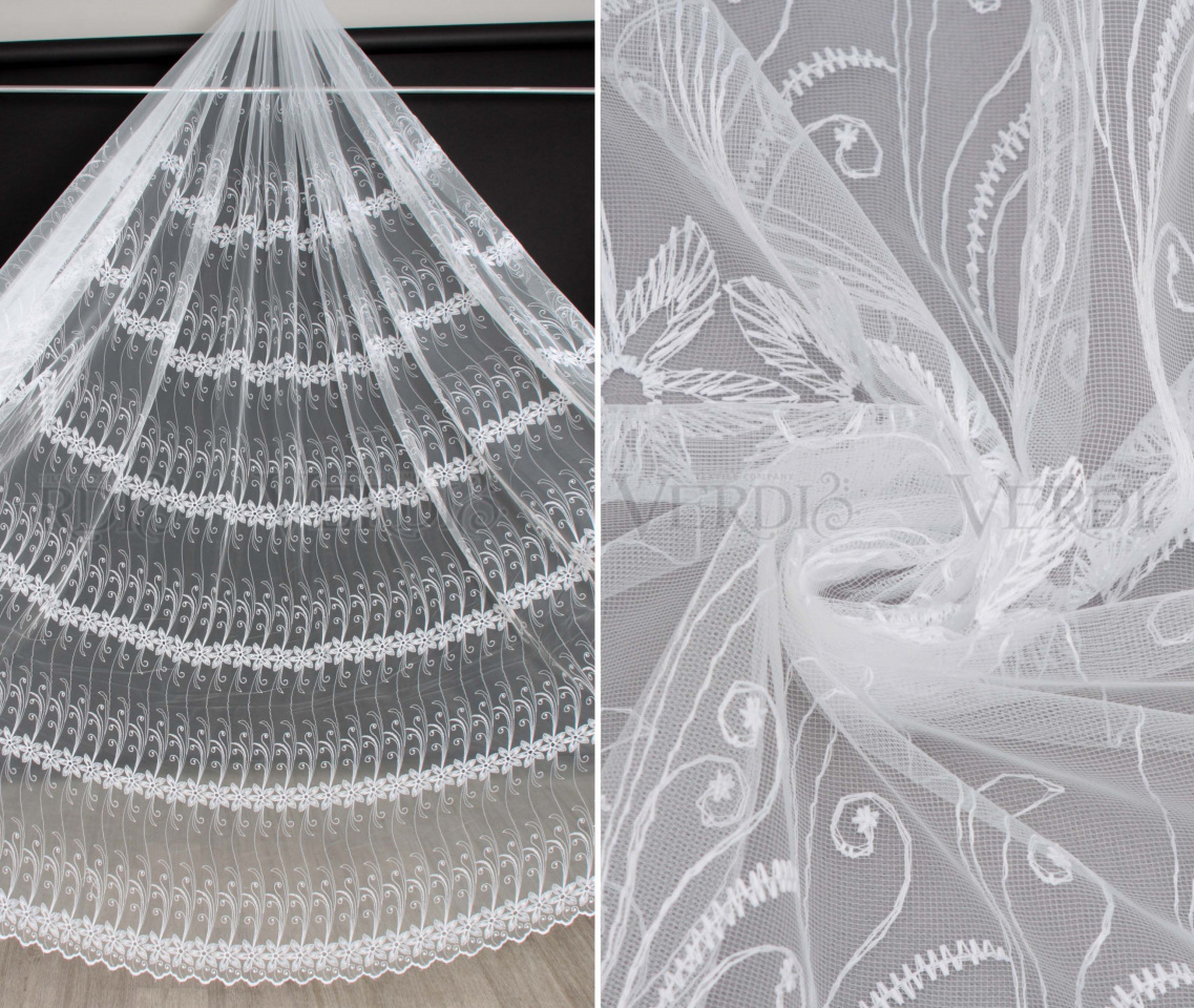 Сетка вышивка 18101