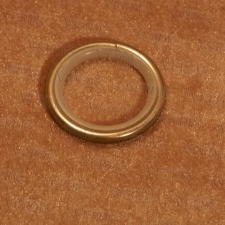 Кольцо с пластиковой вставкой D- 16 мм сатин
