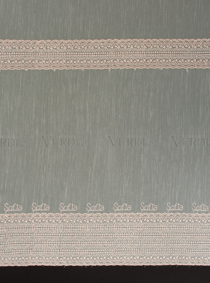 Тюль лен вышивка 2,80