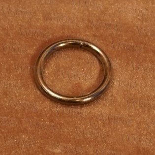 Кольцо D- 16 мм глянцевое серебро