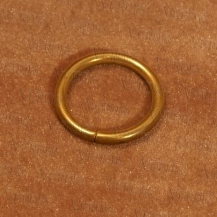 Кольцо D-16 мм матовое золото
