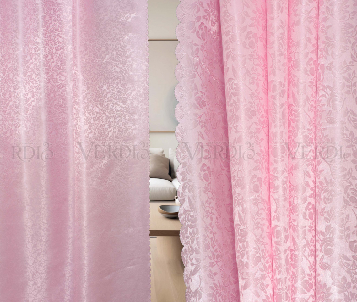 Портьера жаккард Летнее цветение 1,5м