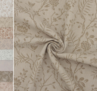 Портьера лен жаккард FIORE