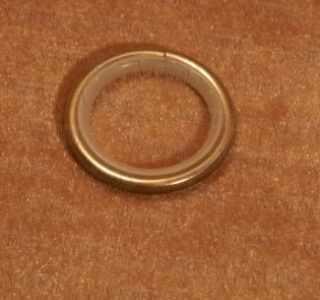 Кольцо с пластиковой вставкой D- 16 мм сатин