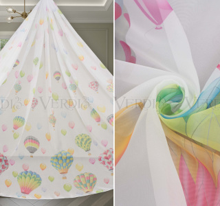 Вуаль печать Воздушные шары