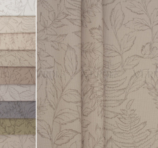 Портьера лен печать FOMARA