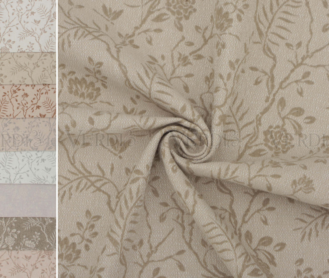 Портьера лен жаккард FIORE