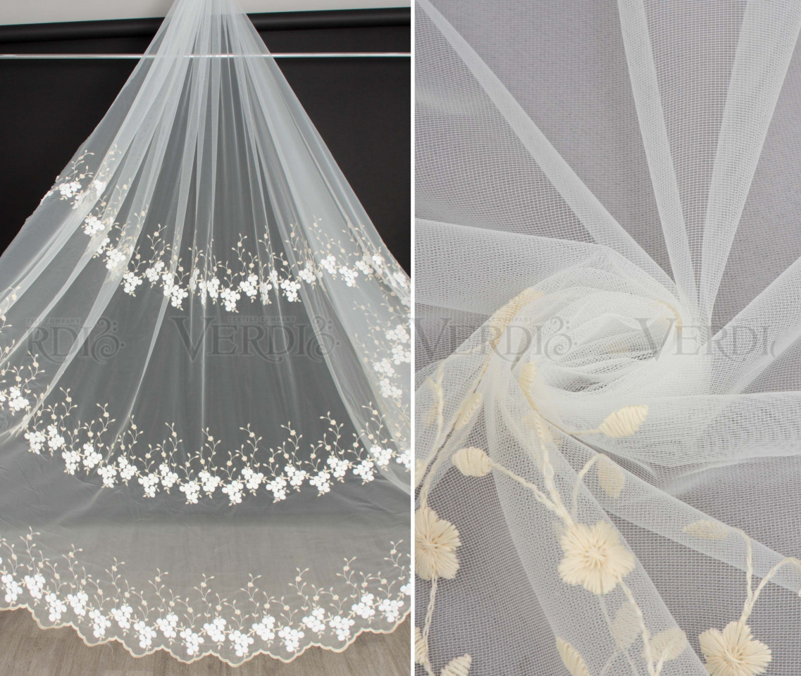 Сетка вышивка Аурелия