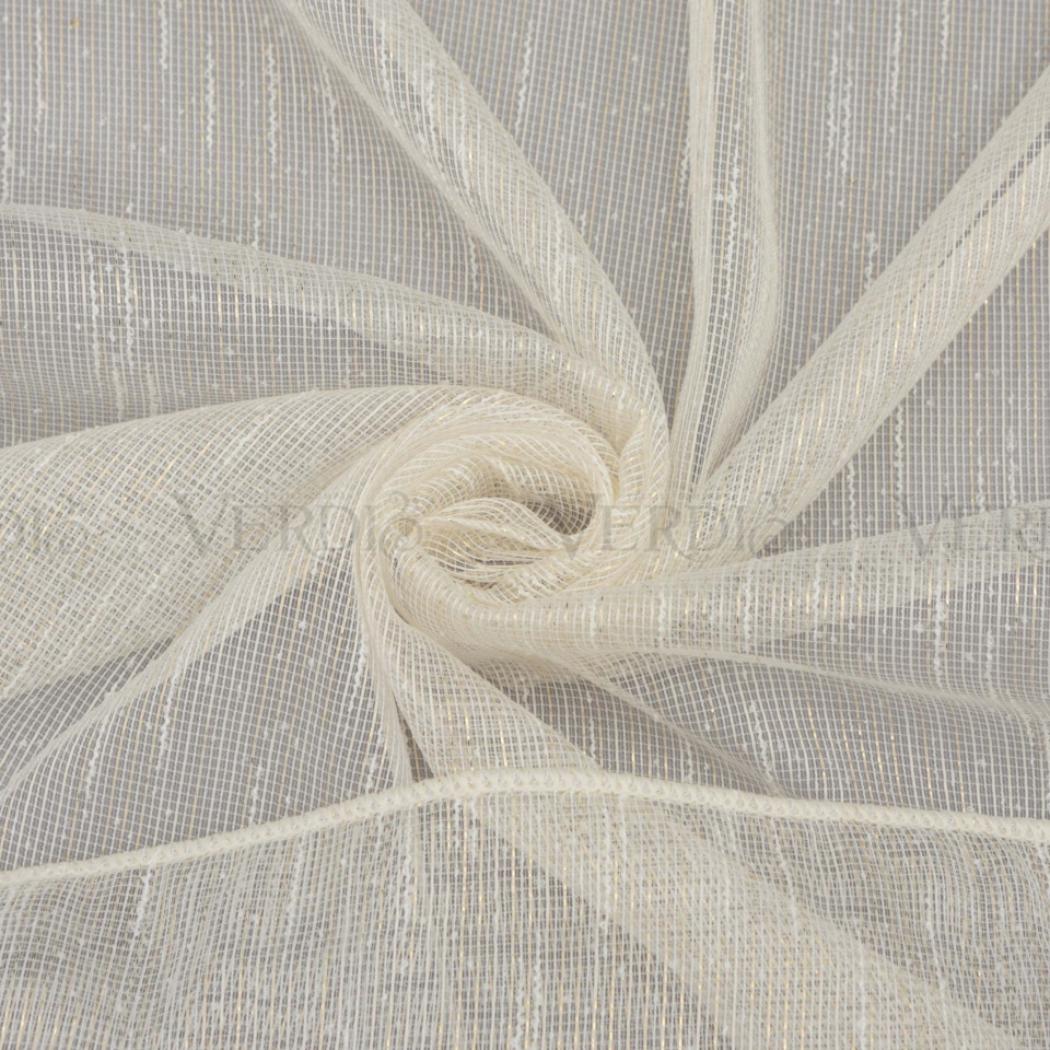 Тюль лен дождик с люрексом